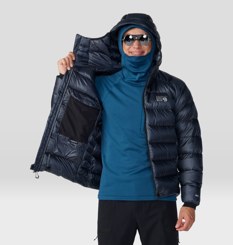 LAGOPED-PHANTOM HOODIE KAKI - Ski touring ski fleece jacket