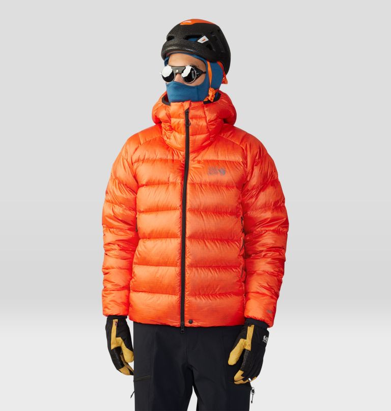 Thumbnail: Men's Phantom Alpine Down Hooded Jacket, Color: State Orange, image 14
