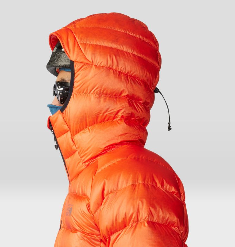 Thumbnail: Men's Phantom Alpine Down Hooded Jacket, Color: State Orange, image 7