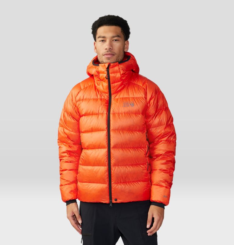 Thumbnail: Men's Phantom Alpine Down Hooded Jacket, Color: State Orange, image 1