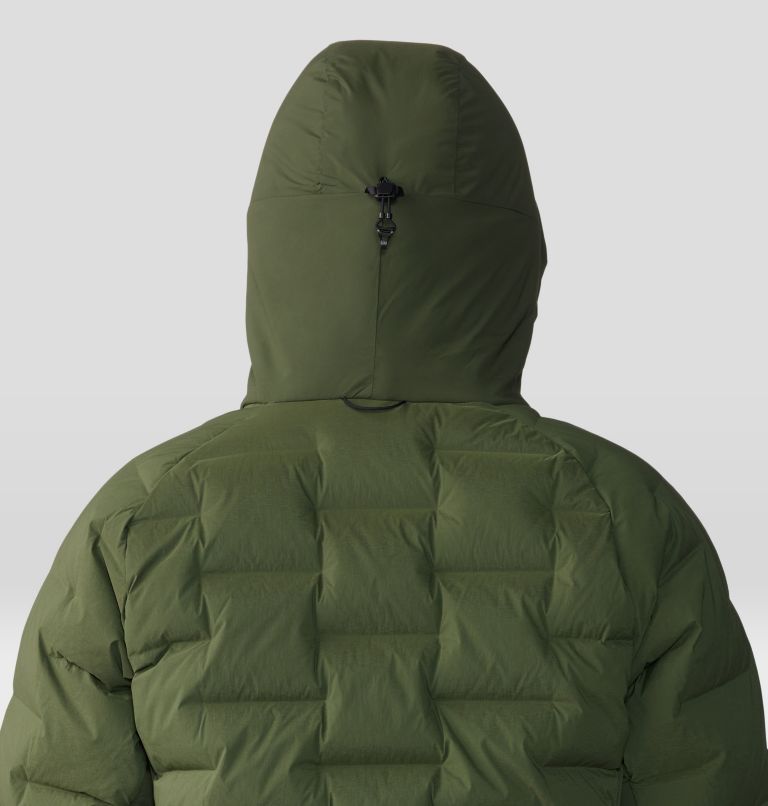 Thumbnail: Men's Stretchdown Popover Hoody, Color: Surplus Green, image 5
