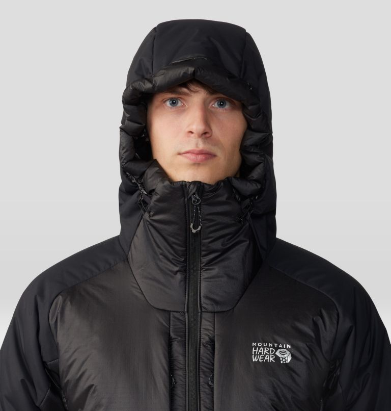 Men's Compressor Alpine Hooded Jacket, Color: Black, image 4