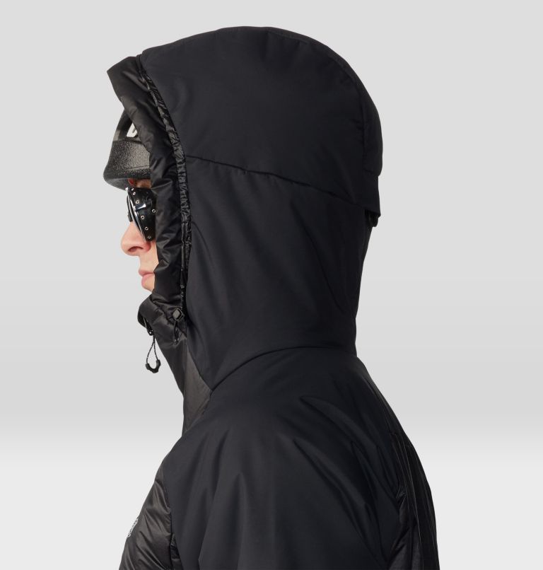 Thumbnail: Men's Compressor Alpine Hooded Jacket, Color: Black, image 5