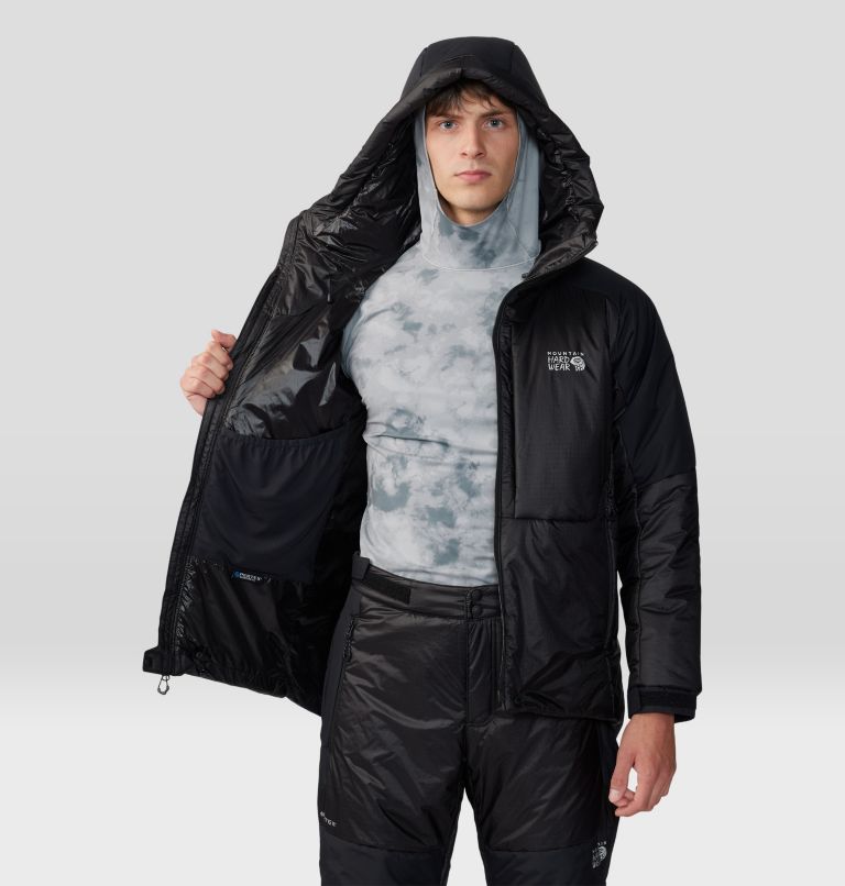 Men's Compressor Alpine Hooded Jacket, Color: Black, image 8