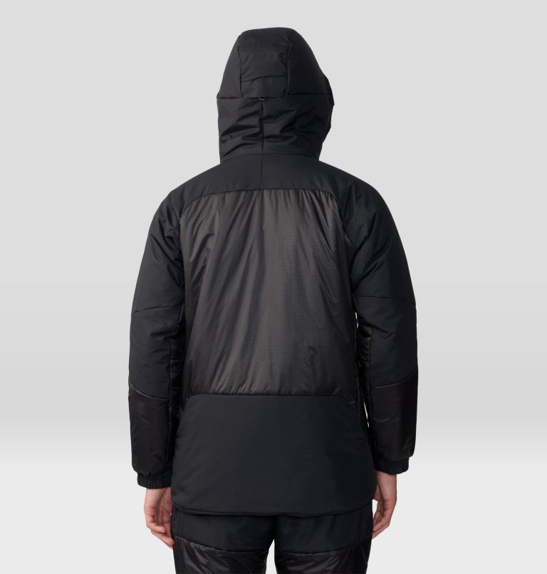 Men's Compressor Alpine Hooded Jacket, Color: Black, image 2