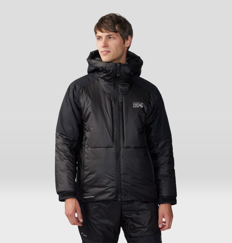 Men's Compressor Alpine Hooded Jacket, Color: Black, image 1