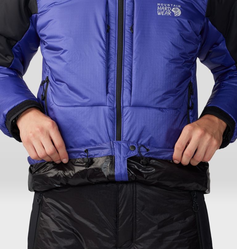Thumbnail: Men's Compressor Alpine Hooded Jacket, Color: Klein Blue, Black, image 6