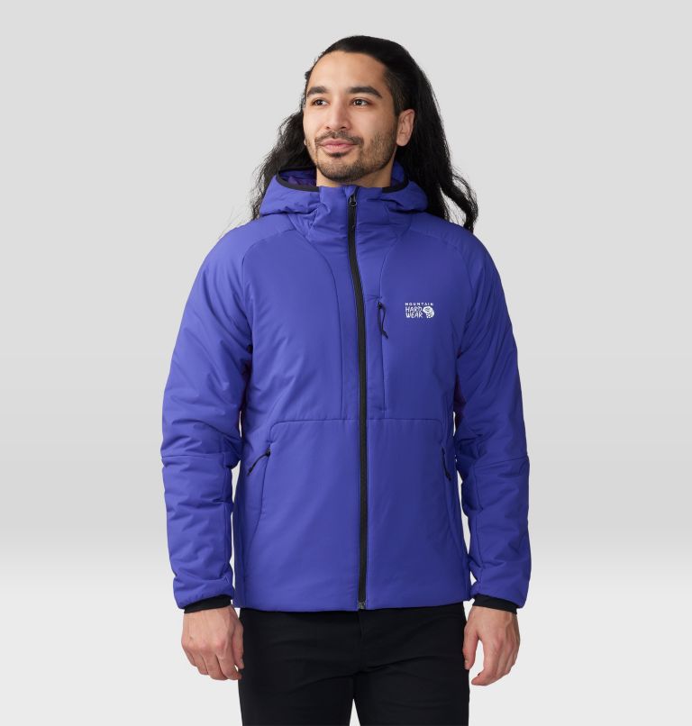 Men's Kor Stasis Hoody, Color: Klein Blue, image 7