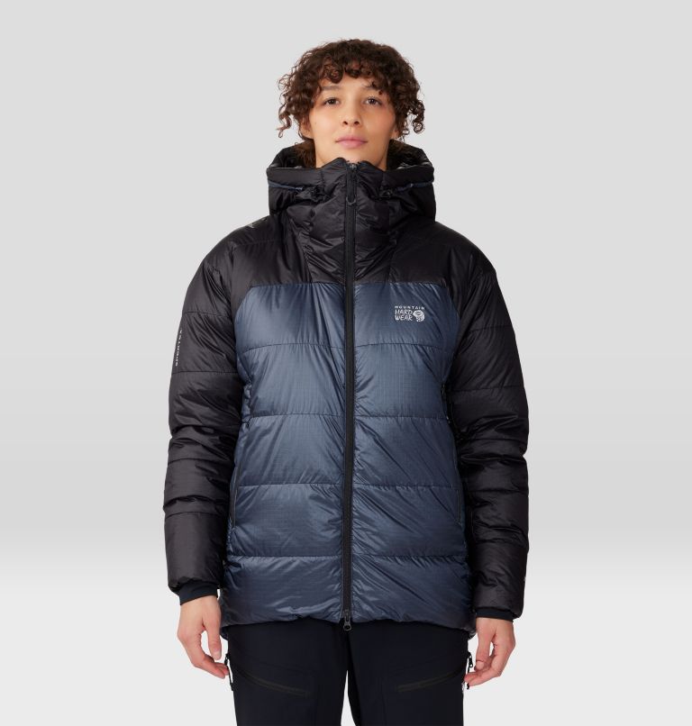 Blue deals down parka