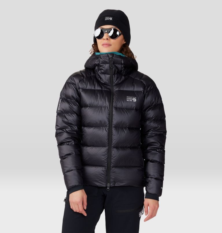 Thumbnail: Women's Phantom Alpine Down Hooded Jacket, Color: Black, image 1