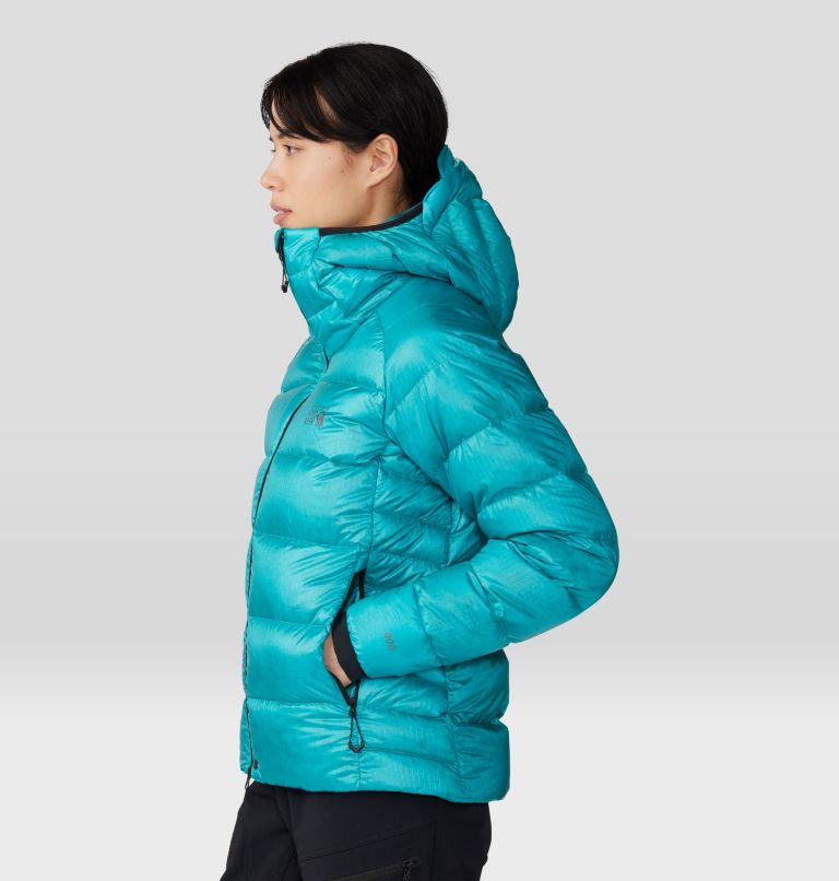 Thumbnail: Women's Phantom Alpine Down Hooded Jacket, Color: Synth Green, image 3