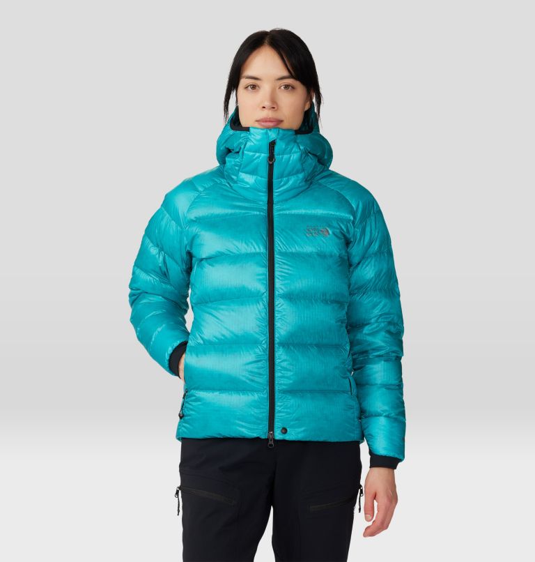 Thumbnail: Women's Phantom Alpine Down Hooded Jacket, Color: Synth Green, image 11