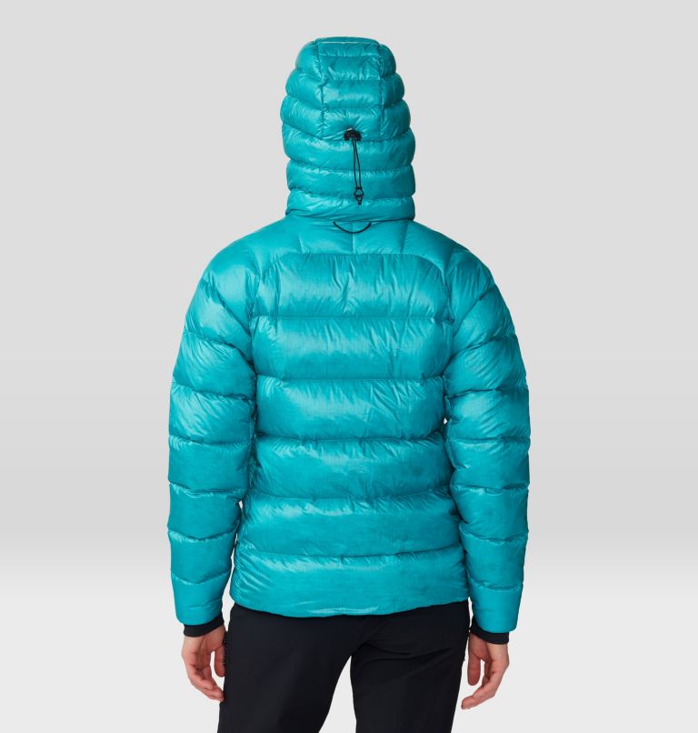 Women's Phantom Alpine Down Hooded Jacket, Color: Synth Green, image 2