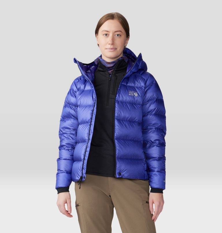 Thumbnail: Women's Phantom Alpine Down Hooded Jacket, Color: Klein Blue, image 12