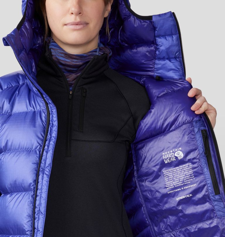 Thumbnail: Women's Phantom Alpine Down Hooded Jacket, Color: Klein Blue, image 10