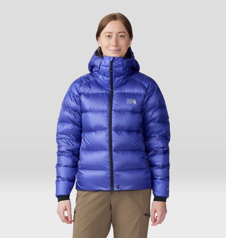 Women's Phantom Alpine Down Hooded Jacket, Color: Klein Blue, image 1
