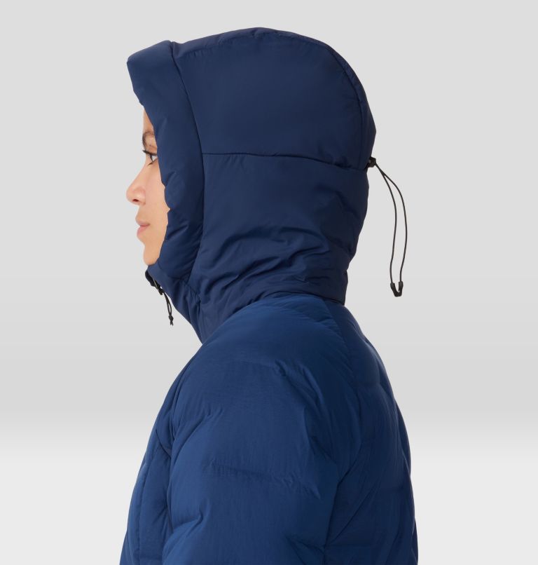 Women's Stretchdown Long Parka, Color: Outer Dark, image 5