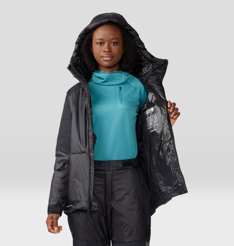 Women's Compressor Alpine Hooded Jacket, Color: Black, image 9