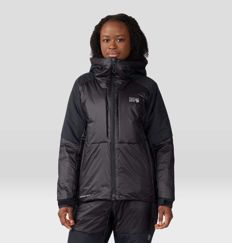 Women's Compressor Alpine Hooded Jacket, Color: Black, image 11