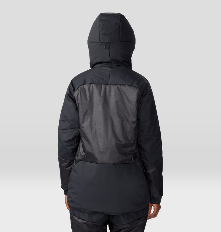 Manteau à capuchon Compressor Alpine Femme, Color: Black, image 2