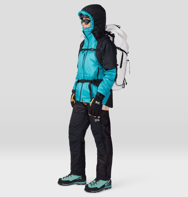 Women's Compressor Alpine Hooded Jacket, Color: Synth Green, Black, image 13