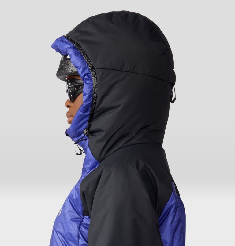 Thumbnail: Women's Compressor Alpine Hooded Jacket, Color: Klein Blue, Black, image 6