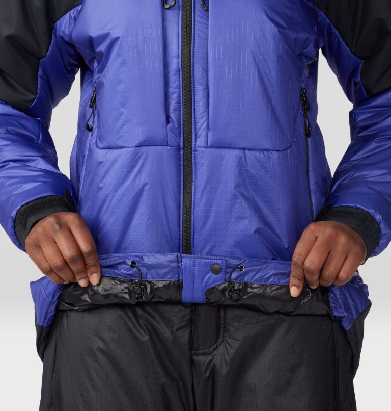 Thumbnail: Women's Compressor Alpine Hooded Jacket, Color: Klein Blue, Black, image 8