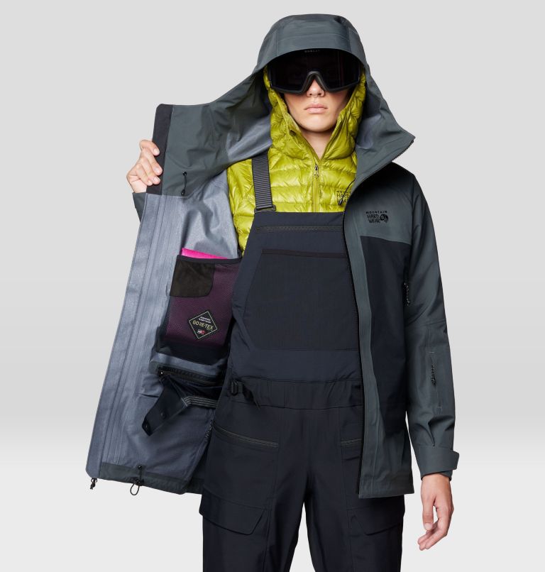 Women's Boundary Ridge GORE-TEX Jacket, Color: Volcanic, Black, image 6