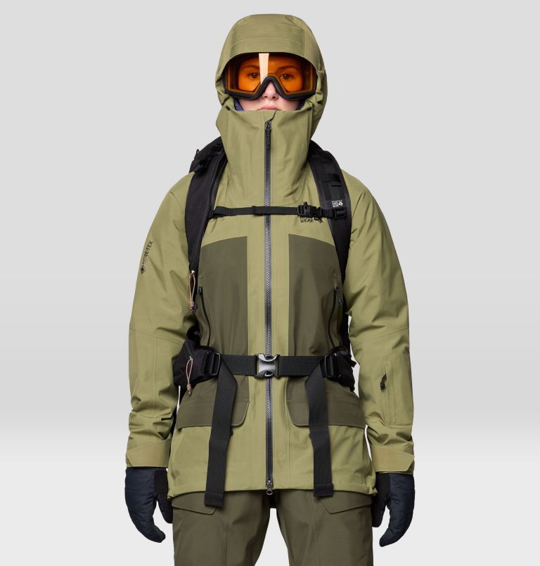 Women's Boundary Ridge GORE-TEX Jacket, Color: Landslide, Dark Pine, image 5
