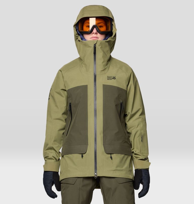 Women's Boundary Ridge GORE-TEX Jacket, Color: Landslide, Dark Pine, image 6