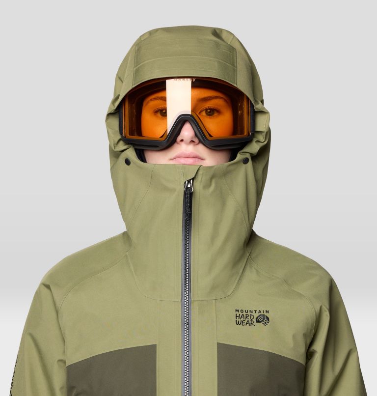 Women's Boundary Ridge GORE-TEX Jacket, Color: Landslide, Dark Pine, image 9