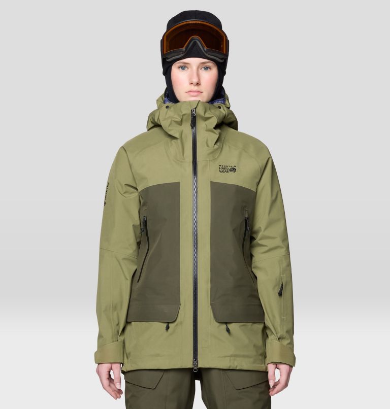 Women's Boundary Ridge GORE-TEX Jacket, Color: Landslide, Dark Pine, image 1