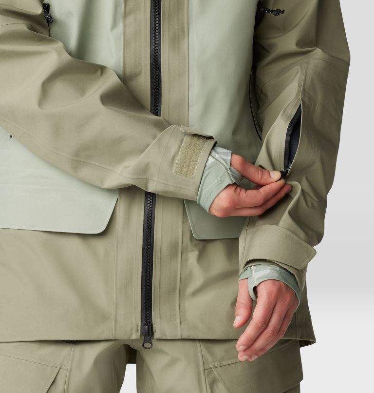 Women's Boundary Ridge GORE-TEX Jacket, Color: Mantis Green, White Sage, image 11