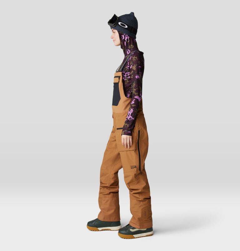 Women's Boundary Ridge GORE-TEX Bib, Color: Copper Clay, image 4
