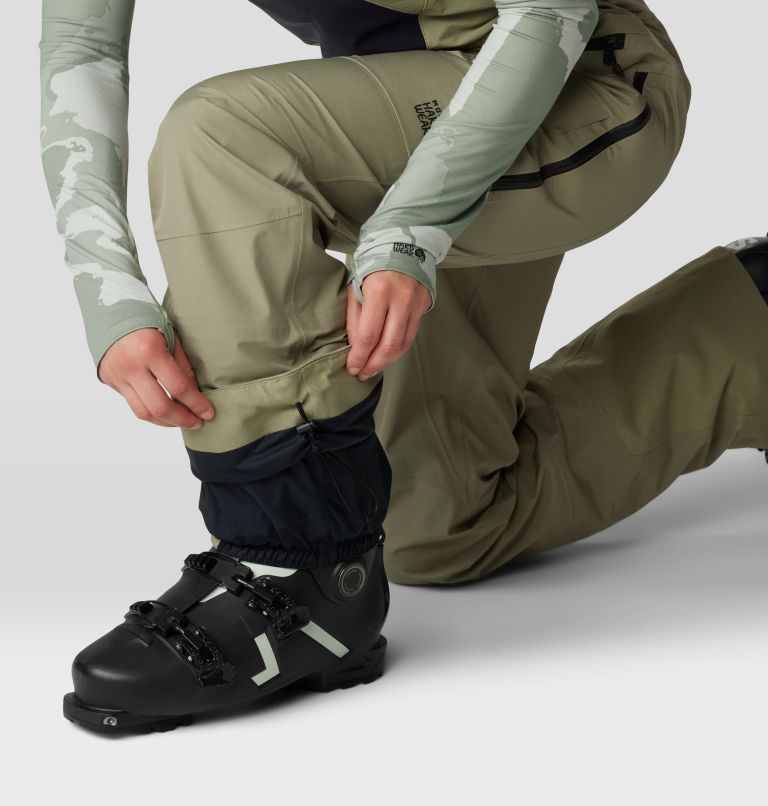 Women's Boundary Ridge GORE-TEX Bib, Color: Mantis Green, image 10