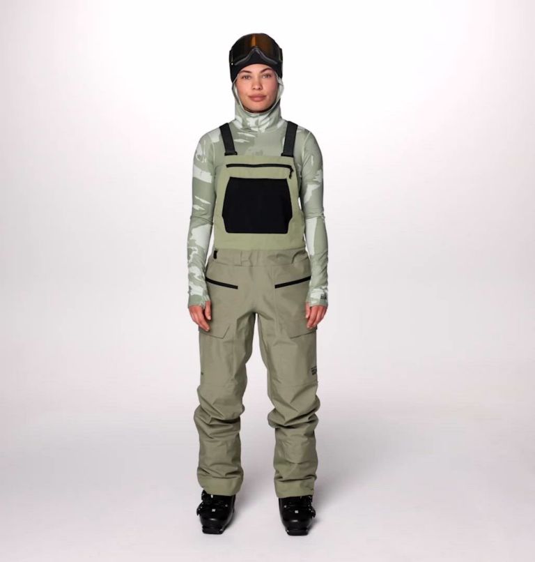 Women's Boundary Ridge GORE-TEX Bib, Color: Mantis Green