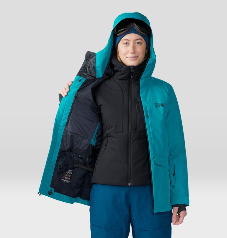 Women's Cloud Bank GORE-TEX Jacket, Color: Synth Green, image 11