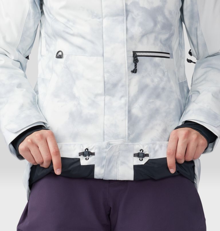 Parka Powder Maven Femme, Color: Glacial Ice Dye Print, image 9