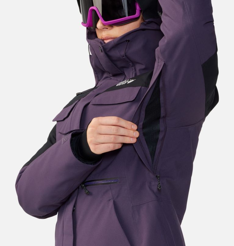 Women's Powder Maven Parka, Color: Blurple, image 7