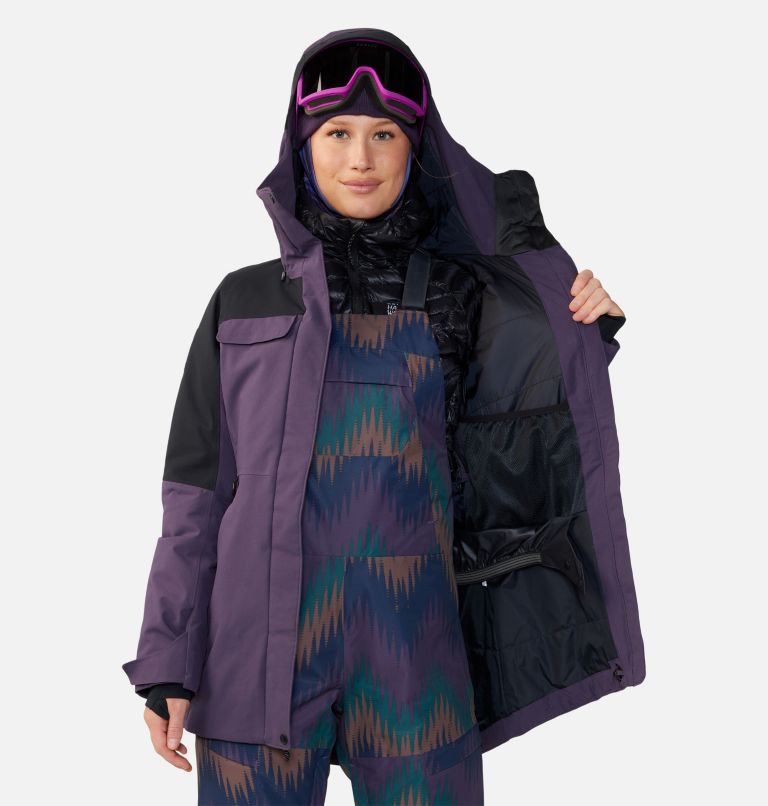 Women's Powder Maven Parka, Color: Blurple, image 10