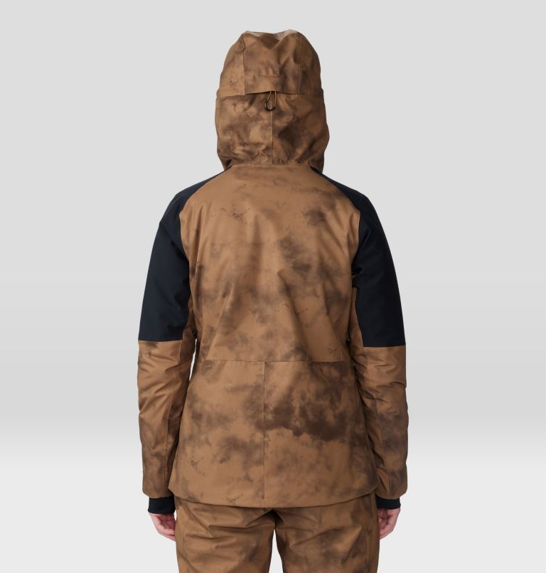 Women's Powder Maven Jacket, Color: Corozo Nut Ice Dye Print, image 2