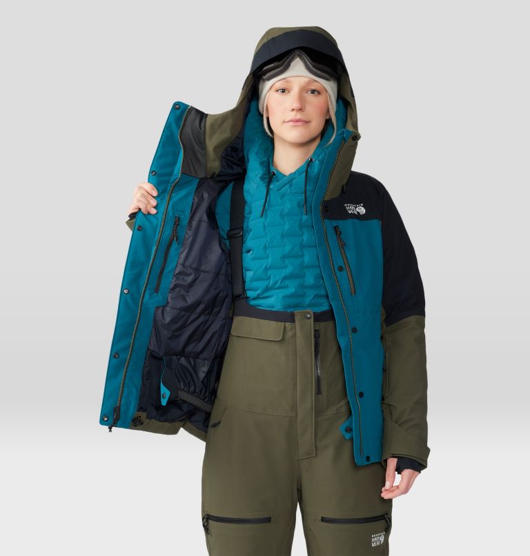 Women's Powder Maven Jacket, Color: Jack Pine, image 10