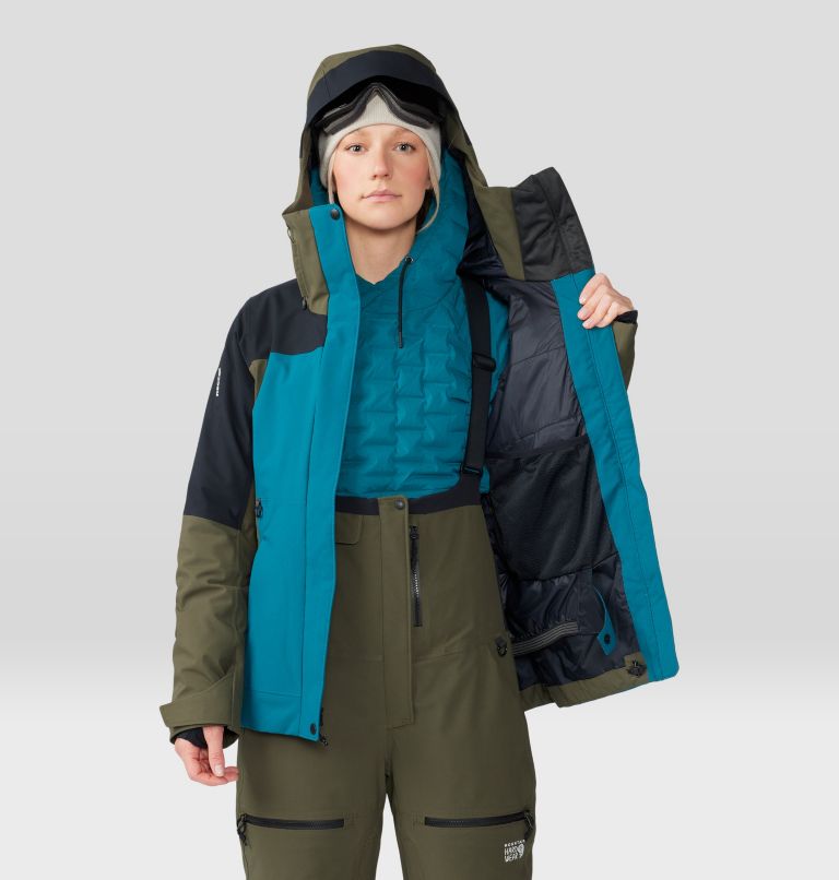 Women's Powder Maven Jacket, Color: Jack Pine, image 11