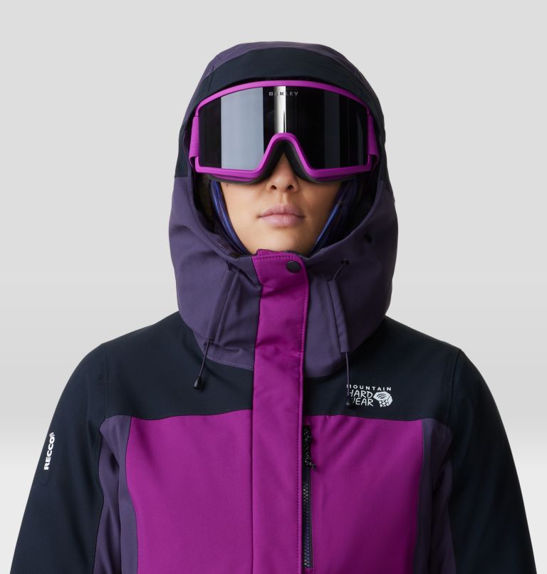 Women's Powder Maven Jacket, Color: Berry Glow, image 4