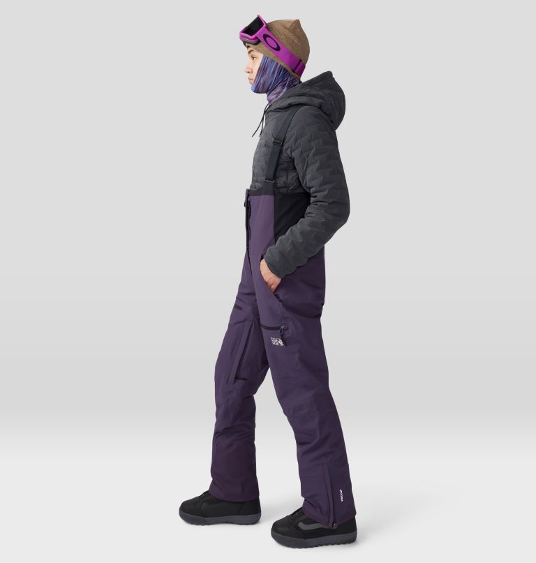 Women's Powder Maven Bib, Color: Blurple, image 3