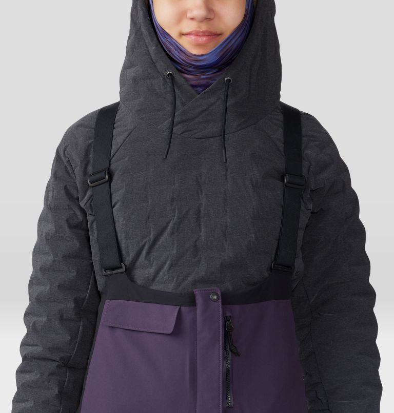 Women's Powder Maven Bib, Color: Blurple, image 4