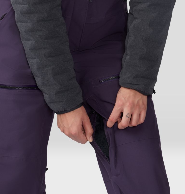 Women's Powder Maven Bib, Color: Blurple, image 7