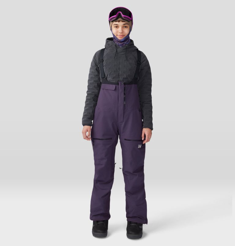 Women's Powder Maven Bib, Color: Blurple, image 9