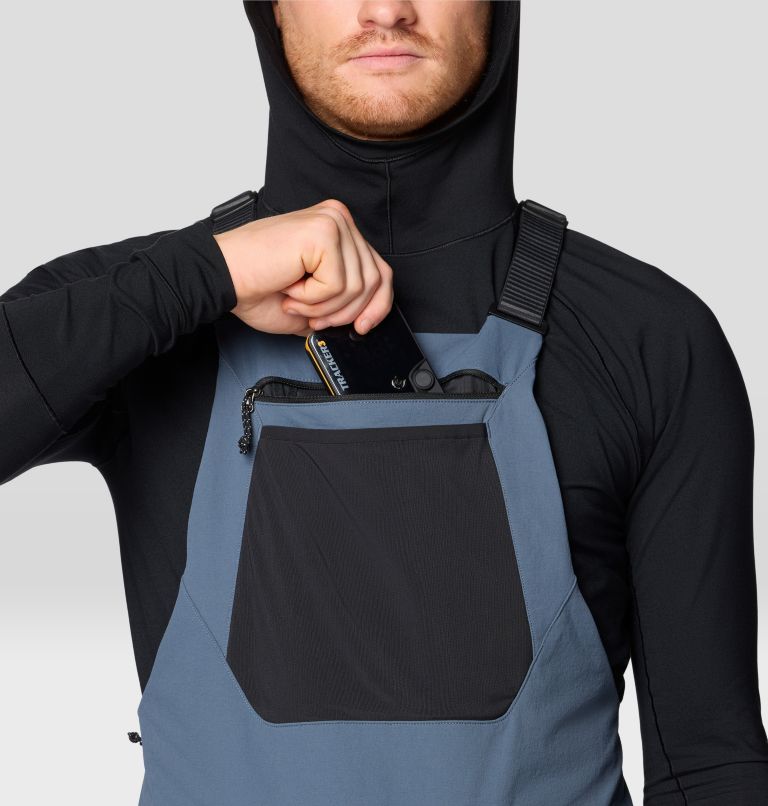 Men's Boundary Ridge GORE-TEX Bib, Color: Moon Blue, image 6