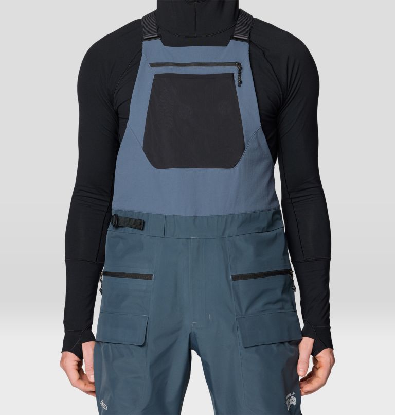 Men's Boundary Ridge GORE-TEX Bib, Color: Moon Blue, image 8